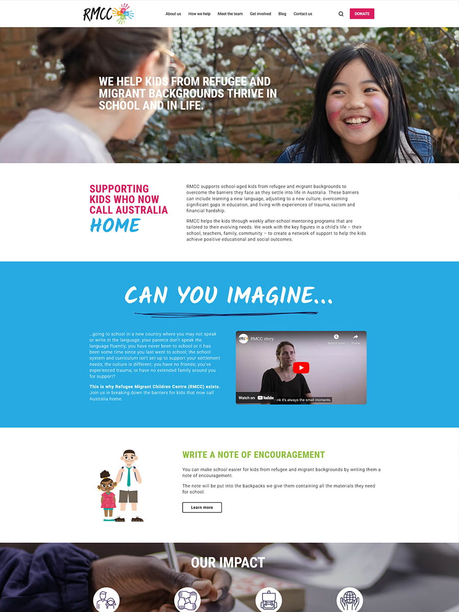 NFP WordPress Development - RMCC Australia